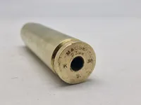 Ekstremt sjældent dansk 23 mm “Madsen” hylster
