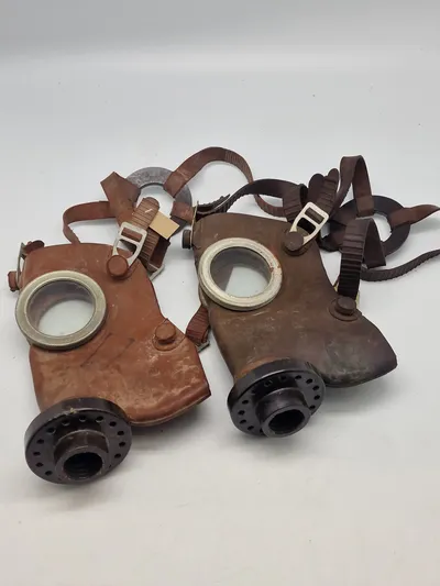 Originale belgiske gasmasker - ww2