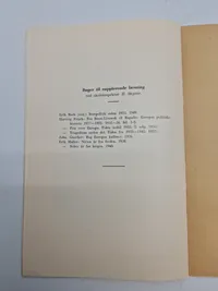 Originalt hæfte - mellemkrigstiden 1918-1939
