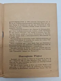 Original vejledning for husvagter - ww2