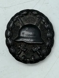 Originalt sårettegn 3.kl (sort) - ww1