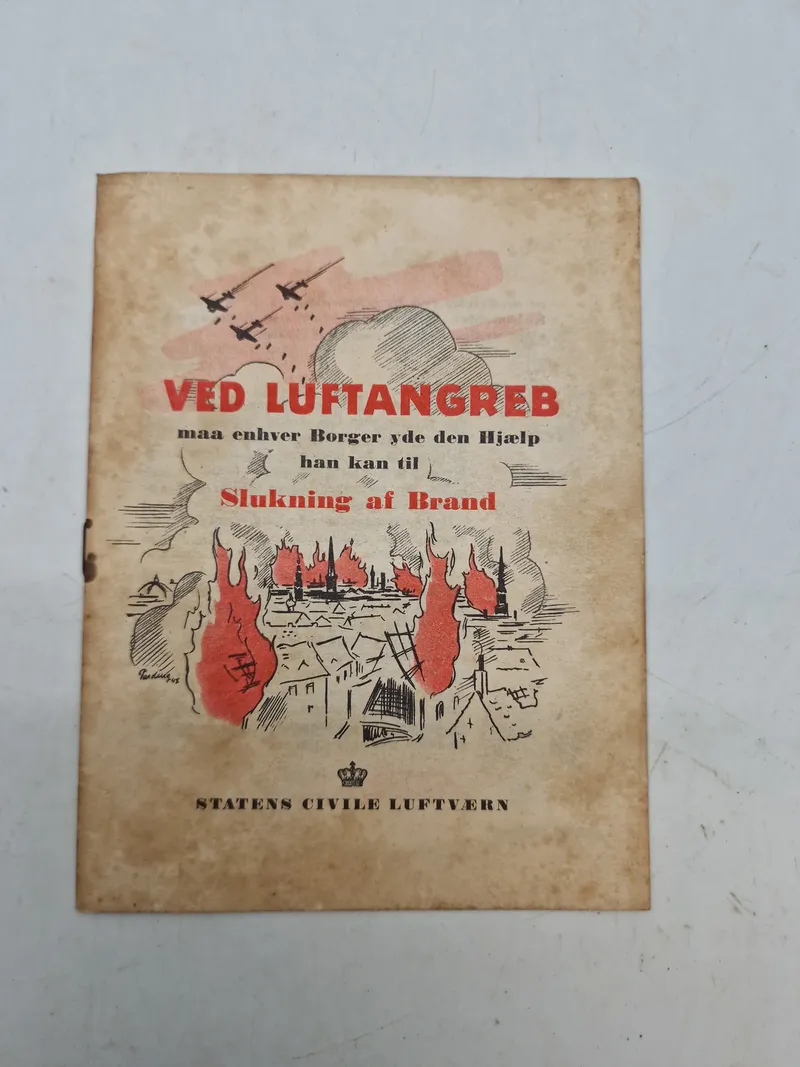 Original vejledning fra Statens civile luftværn - ww2