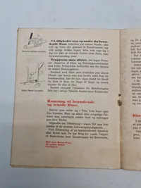 Original vejledning fra Statens civile luftværn - ww2