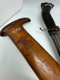 Original indonesisk ( Sumatra ) Sikin Panjang, fra ældre Dansk privat samling