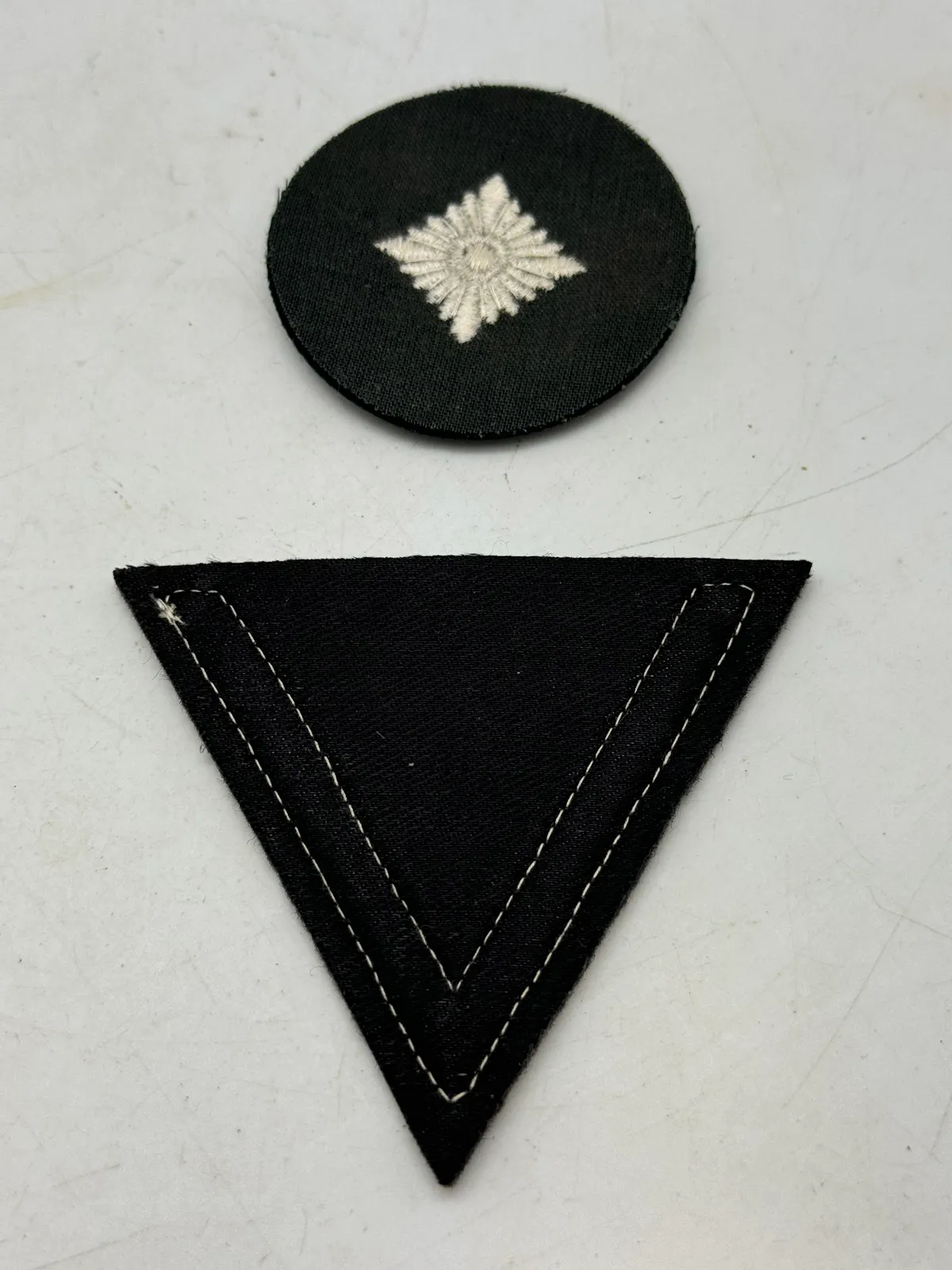 Original tysk vinkel og patch - ww2