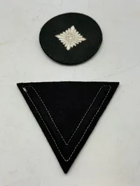 Original tysk vinkel og patch - ww2