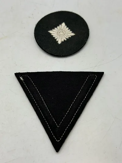 Original tysk vinkel og patch - ww2