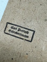 Original tildelingspose for Westwall medaljen - ww2
