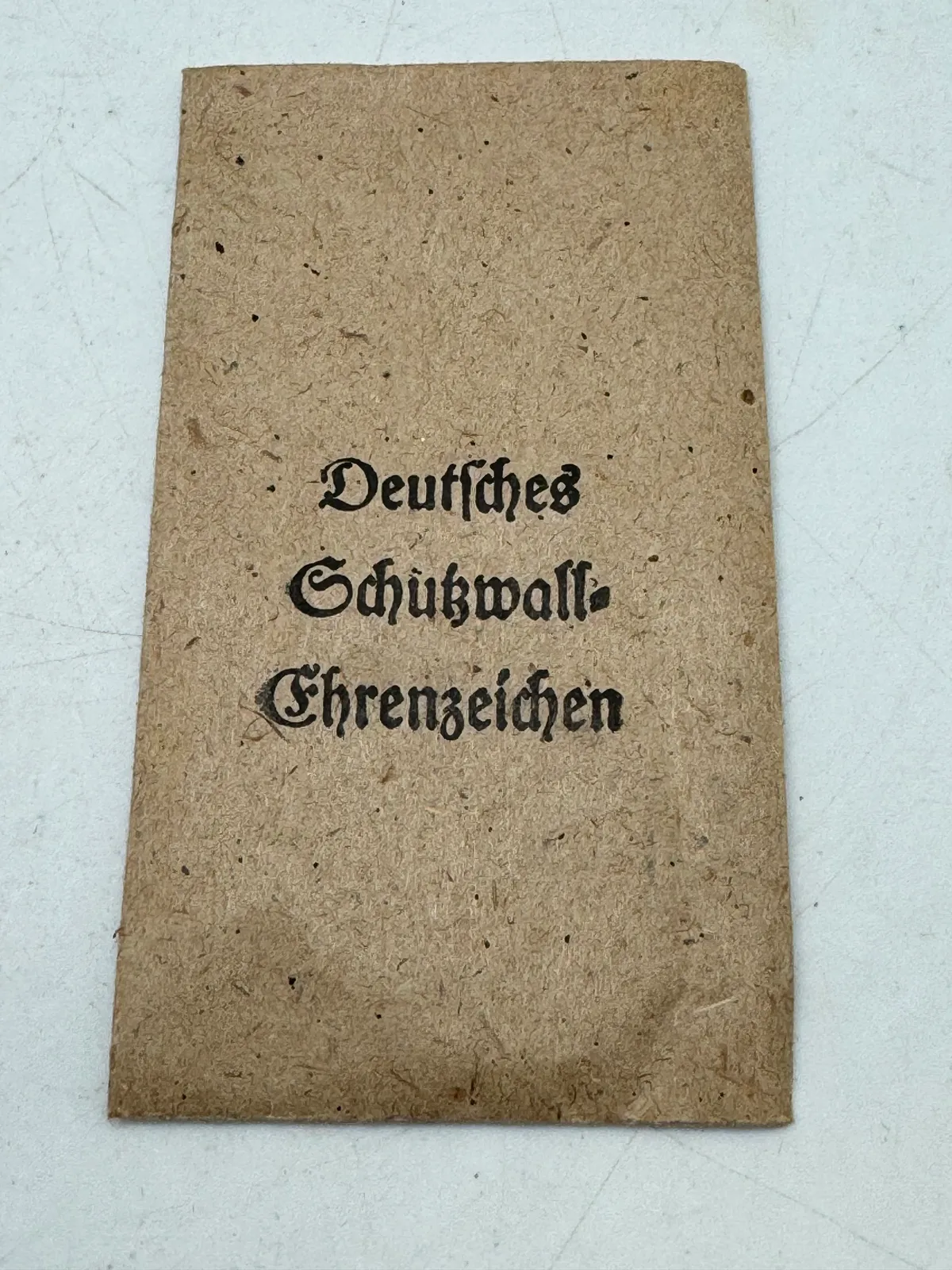 Original tildelingspose for Westwall medaljen - ww2