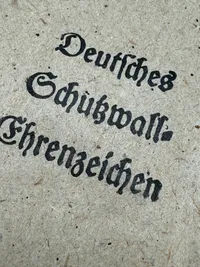 Original tildelingspose for Westwall medaljen - ww2