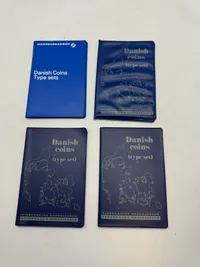 Samling danske møntsæt 75,76,77,78