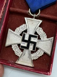 Original medalje for 25 års tro tjeneste i staten