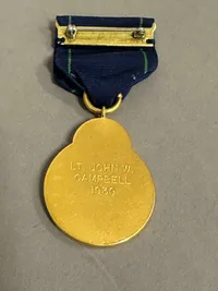 Original WW2 Navngiven Expert pistolshot US Navy: Lt John W Campbell