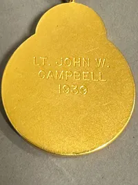 Original WW2 Navngiven Expert pistolshot US Navy: Lt John W Campbell