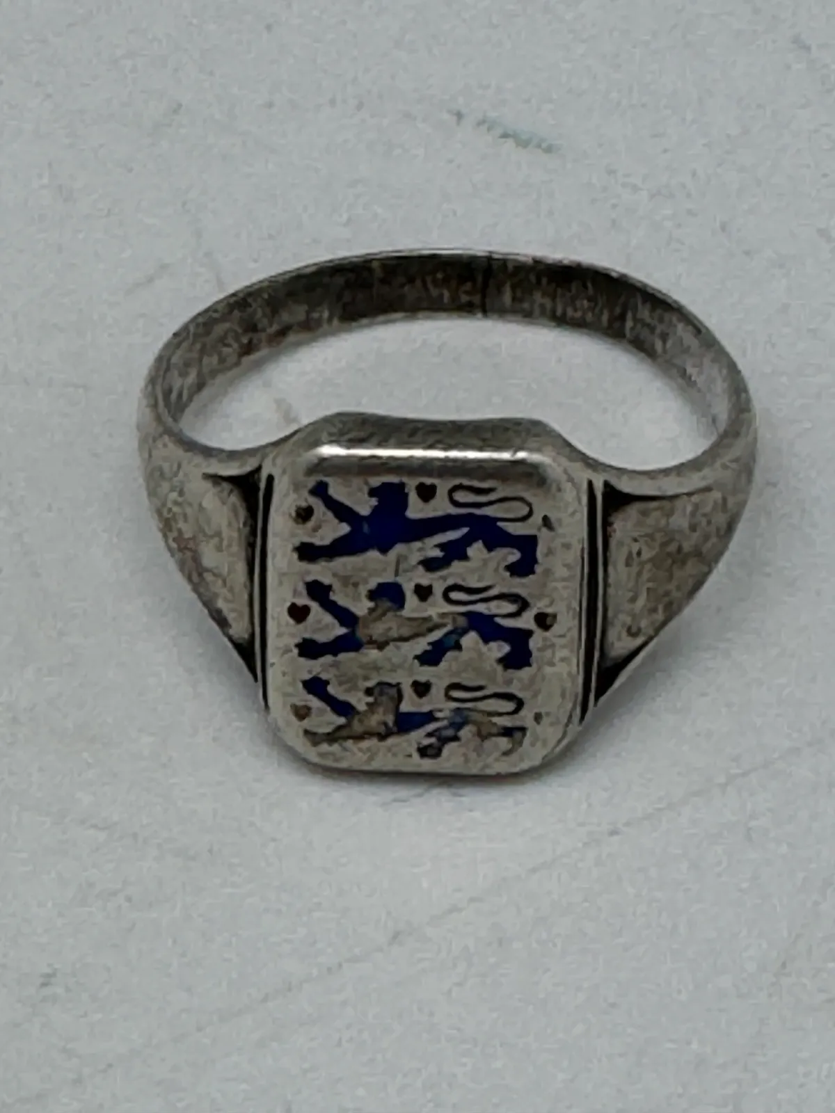 Original dansk national ring - sterlingsølv