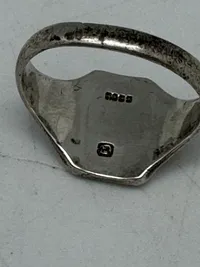 Original dansk national ring - sterlingsølv