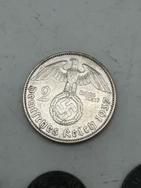 Samling originale tyske mønter - ww2