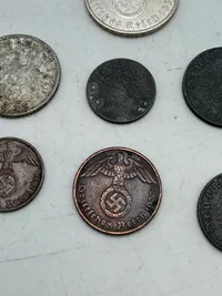 Samling originale tyske mønter - ww2