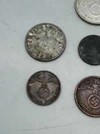 Samling originale tyske mønter - ww2