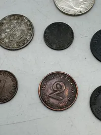 Samling originale tyske mønter - ww2