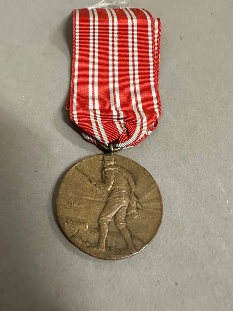 Original Medalje fra den spansk Amerikanske krig, sjælden