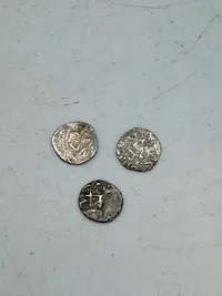 3 antikke orientalske sølvmønter
