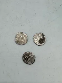 3 antikke orientalske sølvmønter