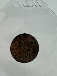 2 originale romerske mønter med fuld id
