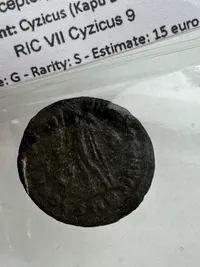 2 originale romerske mønter med fuld id