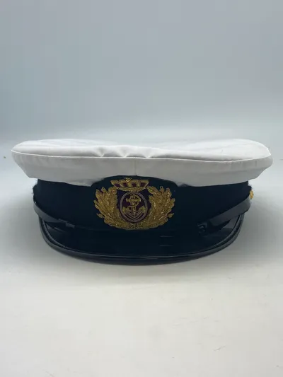 Original officers kasket fra det danske søværn