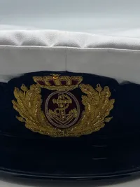 Original officers kasket fra det danske søværn