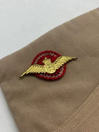 Original khaki farvet skråhue fra det danske flyvevåben