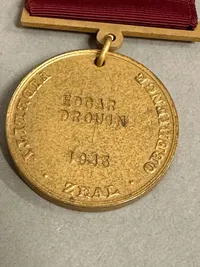 Original Navngiven The Navy Good Conduct Medal WW2: Edgar Drouin (1905-1966)