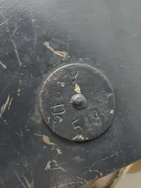 Original tjekkisk WZ 32  ww2 hjelm anvendt i DSB