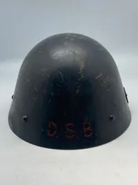 Original tjekkisk WZ 32  ww2 hjelm anvendt i DSB