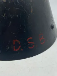 Original tjekkisk WZ 32  ww2 hjelm anvendt i DSB