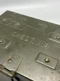 Originalt light aiming set M/14 med kasse - ww2 (anvendt i det danske forsvar efterfølgende)
