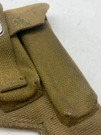Originalt webbing hylster for Neuhausen M/49 pistol - hylster er genanvendt fra 1943