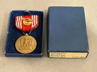 The Good Conduct Medal WW2 i æske