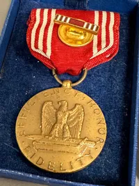 The Good Conduct Medal WW2 i æske