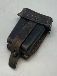 Original tysk K98 patron taske - skåret og anvendt af modstandsbevægelsen