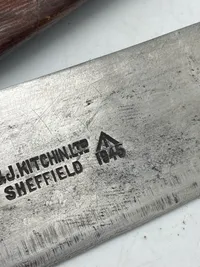 Original engelsk militær machete fra 1945, godt stemplet