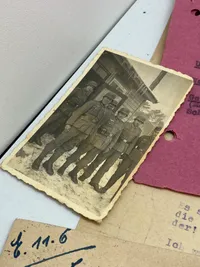Stort originalt lot på tysk soldat faldet på østfronten