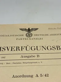 2 originale Reichverfügungsblatt - ww2