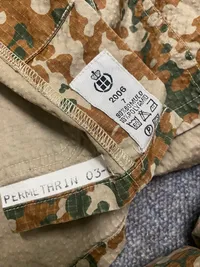 Original dansk ørken uniform