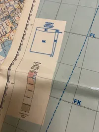 Originale danske pilot kort - flyvevåbenet