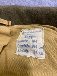 Original dansk M/1944 kappe