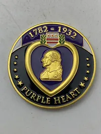 Purpleheart Challenge coin