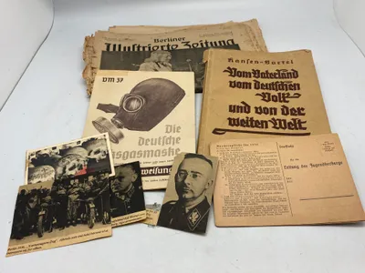 Samling originale tyske ww2 effekter