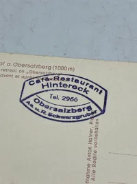 2 stk postkort - Hitlers Berghof